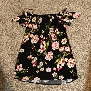 Floral Off the Shoulder Dress